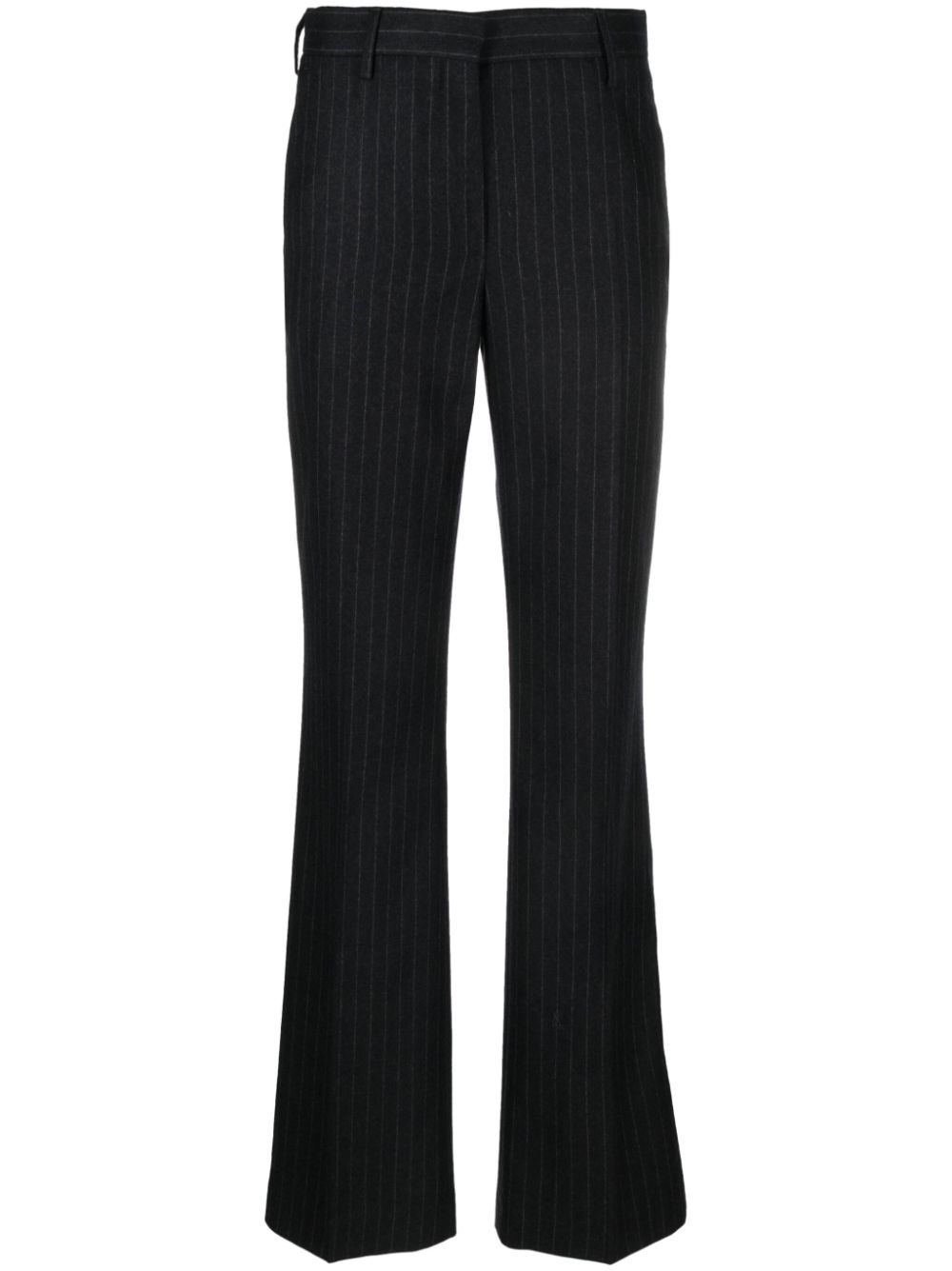 PARCHIA7180901 PINSTRIPPED 울 트라우저
